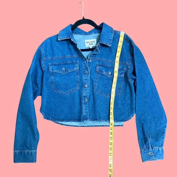 Velvet Heart Nayeli Rockaway Blue Denim Jacket- NWT, Size S - Picture 5 of 10